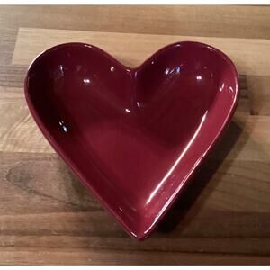 The Pampered Chef Heart Shape Dish Plate 6" Simple Additions